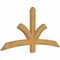 Ekena Millwork Davenport Rough Sawn Timber Gable Bracket, Western Red Cedar, 60"W x 30"H x 2"D x 4"F, 12/12 Pitch GBW060X30X0204DAV00RWR - alternate 3